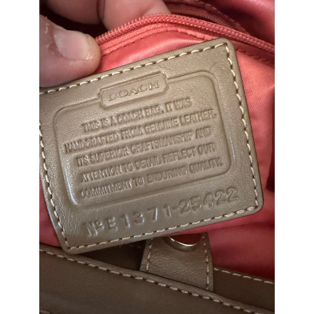 Coach Madison Collection Python Embossed Carrie C… - image 3